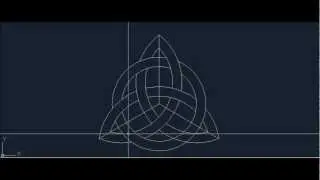 How to draw Celtic Knot Triquetra / Trinity Symbol Step by Step Tutorial Video