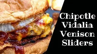 Chipotle Vidalia Venison Sliders On The Blackstone Griddle