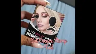Using the cut crease stamp from wish and soft glam palette