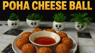 Crispy Poha Cheese Balls | Easy Evening Snack Recipe  |Cheesy Poha Balls | Quick & Tasty Snack|