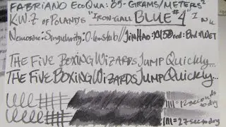 Ink Review: K.W.Z.'s Iron-Gall 