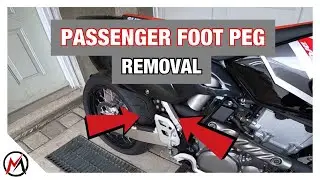 DRZ Passenger Foot Peg Removal // 2021 DRZ400SM