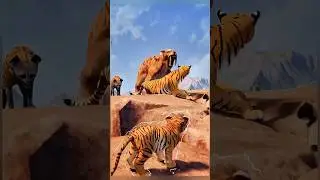 Epic Battle! Tiger vs Lion Fight #shorts #tiger #animals