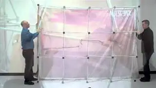 V Burst Backlit Pop Up Display Setup Instructions