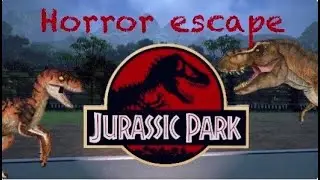 ESCAPING JURASSIC PARK AT NIGHT| Jurassic World Evolution 2 horror experience S1 E1