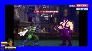 KENJI VS BANE,ANDROID18 STREET FIGHTER ALPHA3 MUGEN 2025