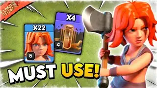 Стратегия атаки Валькирии TH10 2023 | Стратегия лёгкой атаки TH10 (Clash of Clans)