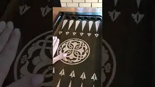Нарды резные Шестилистник, геометрия. Отзыв клиента.