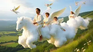 #Heaven #Love #FatherAndChild #Emotional #SoulJourney #Peace #Light