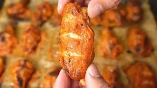 СЕКРЕТ хрустящих куриных крылышек, запеченных в духовке