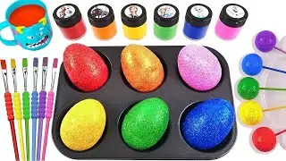 ❤🧡💛💚💙Satisfying Rainbow Cara membuat Puaskan pelangi nampan tangan lolipop pelangi ASMR