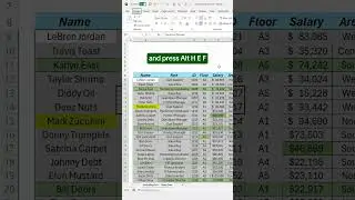 How to clean data in Excel using Shortcuts! #excel #datacleaning #excelshortcuts