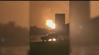 Gas line explosion wakes up neighborhood in Beaver County, Pa.