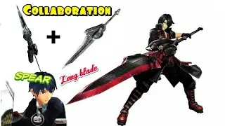 Charge spear with long blade skill [God Eater Online]