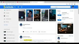 Make A Website Like Facebook Using HTML , CSS And JavaScript || Social Media Website Step By Step