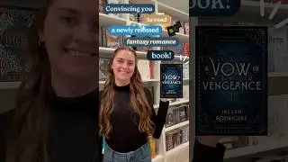 Convincing you to read a newly released fantasy romance book #booktube #booktok #avowinvengeance