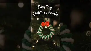 Вязаное крючком рождественское украшение #рождество #crochetchristmas