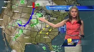 Sunny and warmer on Wednesday