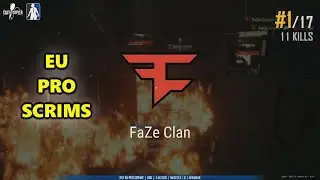 FaZe ubah, FuzzFace, Gustav & Aitzy - EU PRO SCRIMS - PUBG