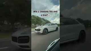 Porsche Cayenne Turbo VS. Lamborghini Urus👀 #shorts #carchannel #porsche #lamborghini