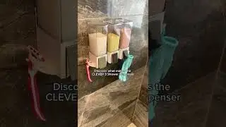 Tired of bottles turning your shower into complete chaos?