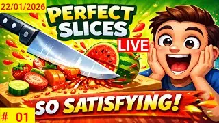 Perfect Slices Game | 🔪🍅 | Gameplay Live Now | Bangla & Global Stream | #1| #live #shortslive