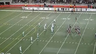 Montreal Alouettes QB Davis Alexander throws a 31-yard TD pass to Reggie White Jr. vs. Saskatchewan