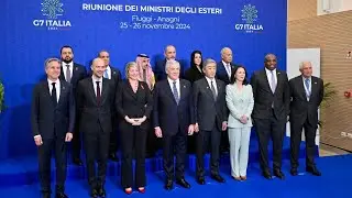 G7 on Foreign Affairs - Welcome ceremony and family photo with the invited Arab countries