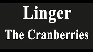 Linger - The Cranberries  Karaoke Version