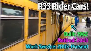 ⁴ᴷ⁶⁰ R33 Rider Cars being Transferred through the Subway System