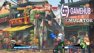 GAMEHUB EMULATOR / ULTRA STREET FIGHTER IV / SNAPDRAGON 865+ /ADRENO 650 / GAMEFUSION