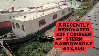 For Sale 52ft Narrowboat For Sale  Luxurious, Modern &pound;43,500