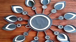How to make paper Leaves Walldecor ll Diy Very Simple Design for wallhanging
