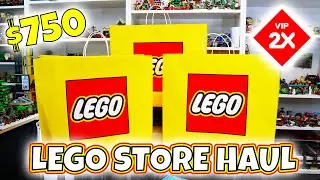 БОЛЬШОЙ НАБОР LEGO Store на 750 долларов 💰 * с УДВОЕННЫМИ VIP-БАЛЛАМИ *