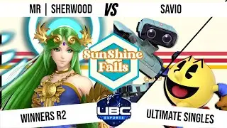 SunShine Falls - Winners Round 2 - MR | Sherwood (Palutena) Vs. Savio (R.O.B, Pac-man) - SSBU