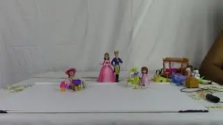Princess Sofia the First Playing With Her Garden, Art Class and then Bedtime