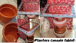 Planters console table DIY Part 1