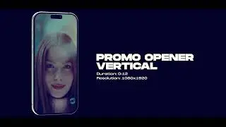 Vertical Promo Opener | after effects free download