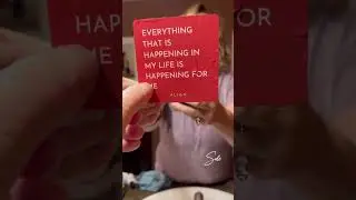Start Your Day with Shower Affirmation Cards from ALIGN #alignambassador #alignyourskin #daily