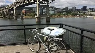 Biking Portland & Springwater Corridor Trail -  Portland, Oregon  - August 21, 2015