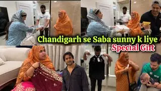 Shoaib laye chandigarh se Saba sunny k liye special gift🎁bhai ki traf se spacial gift🧧 Saba ka jahan