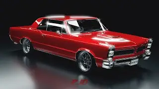 1965 Pontiac GTO Cinematic 3D Render