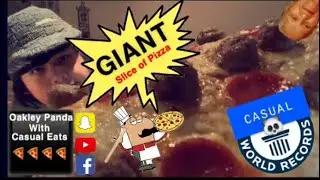 Casual Eats: GIANT PIZZA SLICE!
