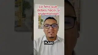 Qu&eacute; hacer si te demandan, como contestar una demanda