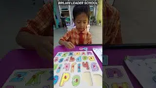 Belajar Menyusun Kata Banyu anak tk BLS #brilianleaderschool #sekolah #short