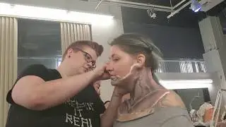 werewolf time-lapse at Cinema Makeup School