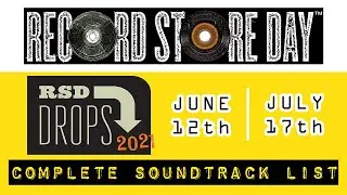 RECORD STORE DAY | RSD Drops 2021 | Complete Vinyl Soundtrack List!