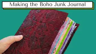 Thrift Store Find to Boho Junk Journal Cover &ndash; Silk Fabric & Signature Assembly