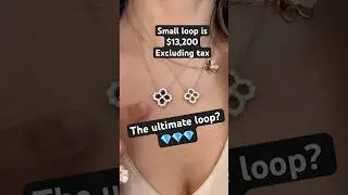 HARRY WINSTON LOOP PENDANT LARGE VS SMALL W price | #harrywinston diamond loop pendant