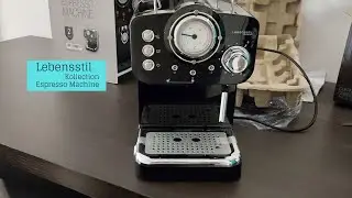 Unboxing of Lebensstil Kollektion Espresso Coffee Machine